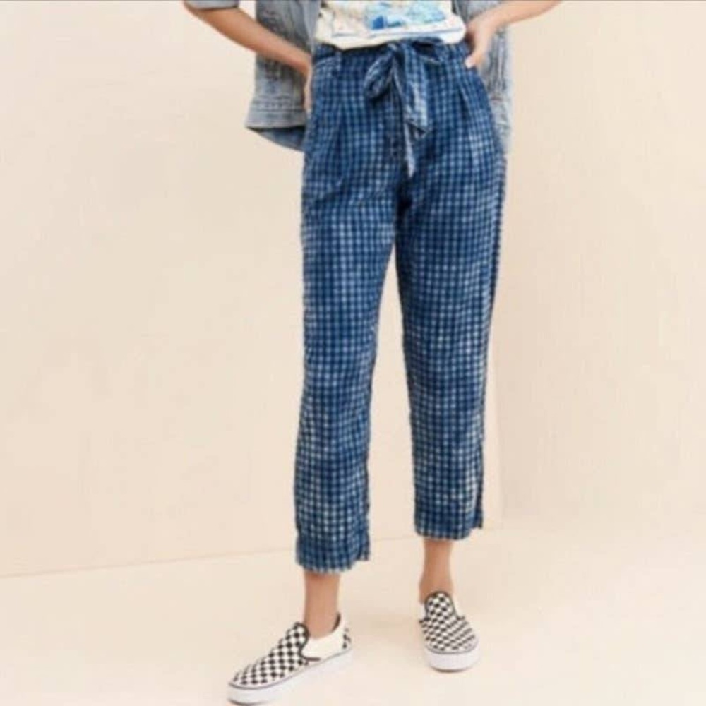 NWT Anthropologie Maeve Avryl Bleached Slim Pants, Sz 6 - Picture 2 of 10